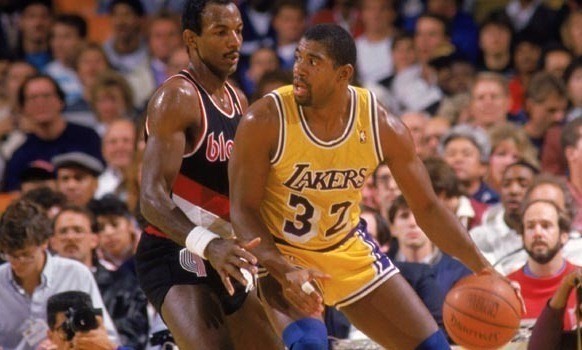 Magic Johnson Clyde Drexler