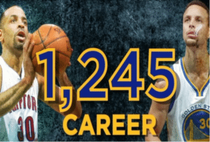 Stephen Curry passa pai Dell Curry em lista de bolas de 3 feitas