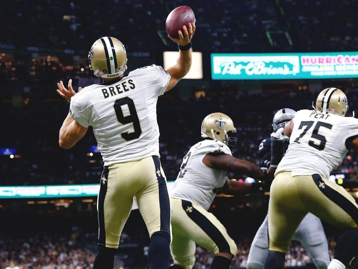 Drew Brees, quarterback do New Orleans Saints