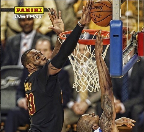 LeBron James Iguodala toco