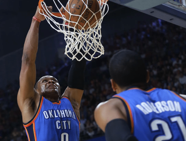 Thunder Westbrook pré-temporada