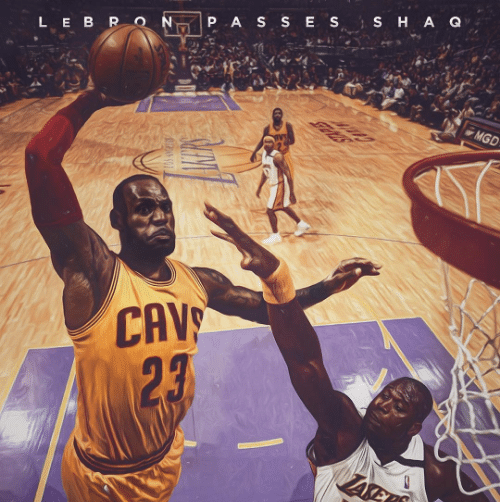 LeBron James passa Shaquille O’Neal e é o sétimo na lista de maiores pontuadores