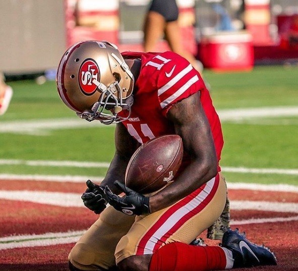 Marquise Goodwin, wide receiver do San Francisco 49ers
