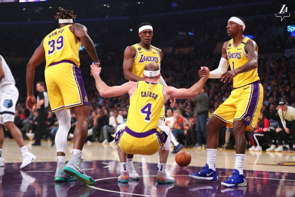 los angeles lakers caruso rondo howard
