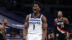 Anthony Edwards, do Minnessota Timberwolves, é finalista para calouro do ano 2020/21
