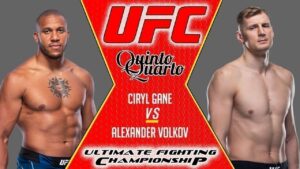 Ciryl Gane x Alexander Volkov – Dica, palpite e prognóstico – 26/06