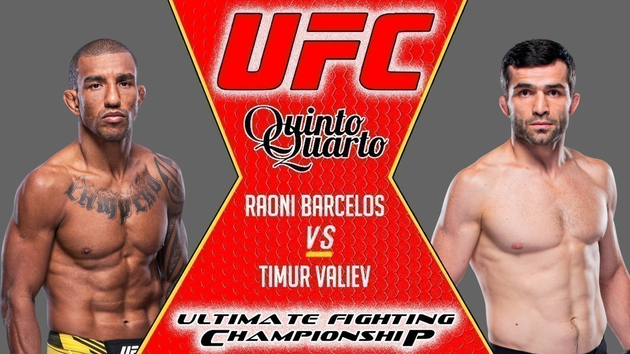 Raoni Barcelos x Timur Valiev – Dica, Palpite e Prognóstico – 26/06