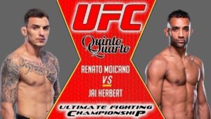 Renato Moicano x Jai Herbert – Dica, palpite e prognóstico – 26/06
