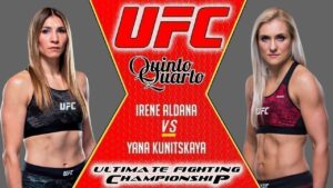 Irene Aldana x Yana Kunitskaya – Dica, palpite e prognóstico – 10/07