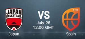 Japão x Espanha – Dica, palpite e prognóstico – 26/07