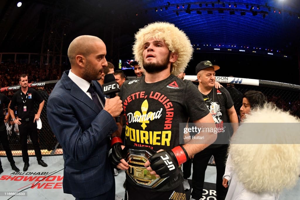 Khabib: “Se eles lutarem 100 vezes, Dustin vai vencê-lo as 100”