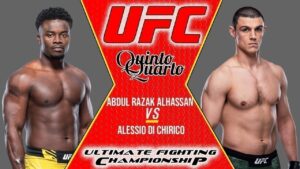 Abdul Razak Alhassan x Alessio di Chirico – Dica, palpite e prognóstico – 28/08 – UFC Vegas 35