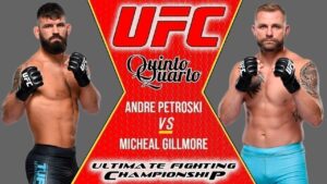 Andre Petroski x Micheal Gillmore – Dica, palpite e prognóstico – 28/08 – UFC Vegas 35