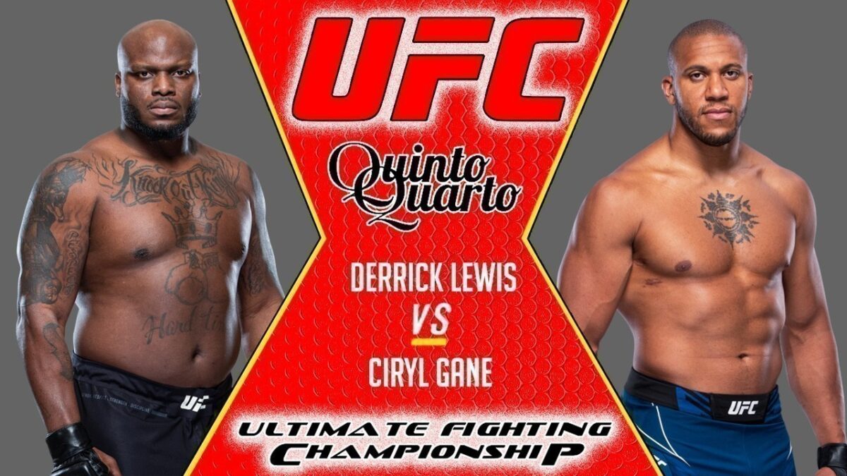 Derrick Lewis x Ciryl Gane – Dicas, palpite e prognóstico – 07/06