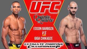Edson Barboza x Giga Chikadze – Dica, palpite e prognóstico – 28/08 – UFC Vegas 35