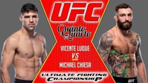 Vicente Luque x Michael Chiesa – Dica, palpite e prognóstico – 07/08