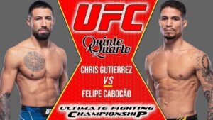 Chris Gutierrez x Felipe Cabocão – Dica, palpite e prognóstico – 09/10 – UFC Vegas 39
