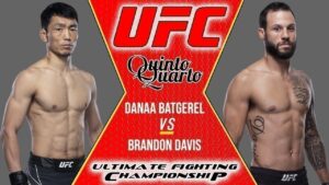 Danaa Batgerel x Brandon Davis – Dica, palpite e prognóstico – UFC Vegas 40 – 16/10