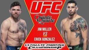 Jim Miller x Erick Gonzalez – Dica, palpite e prognóstico – 16/10 – UFC Vegas 40