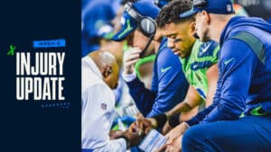 Russell Wilson sofre lesão no dedo