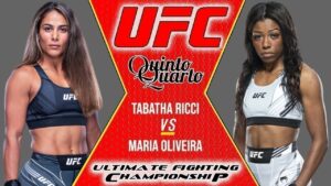 Tabatha Ricci x Maria Oliveira – Dica, palpite e prognóstico – 23/10 – UFC Vegas 41
