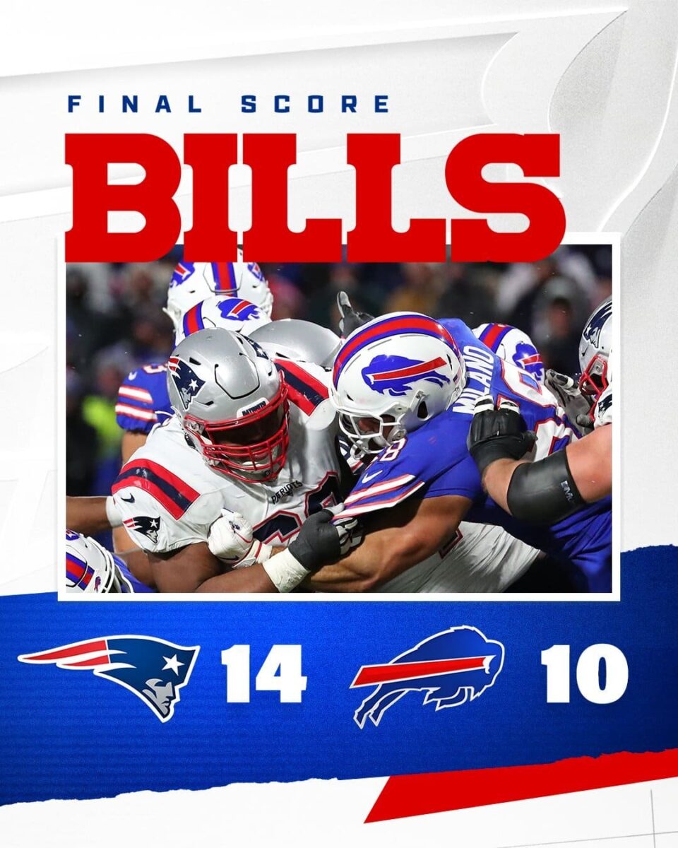 Buffalo Bills x New England Patriots como aconteceu – Resultado, destaques e reação