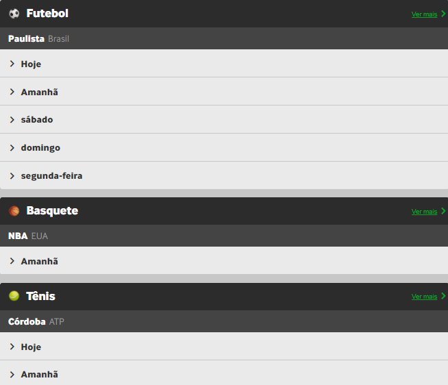 Betway esportes