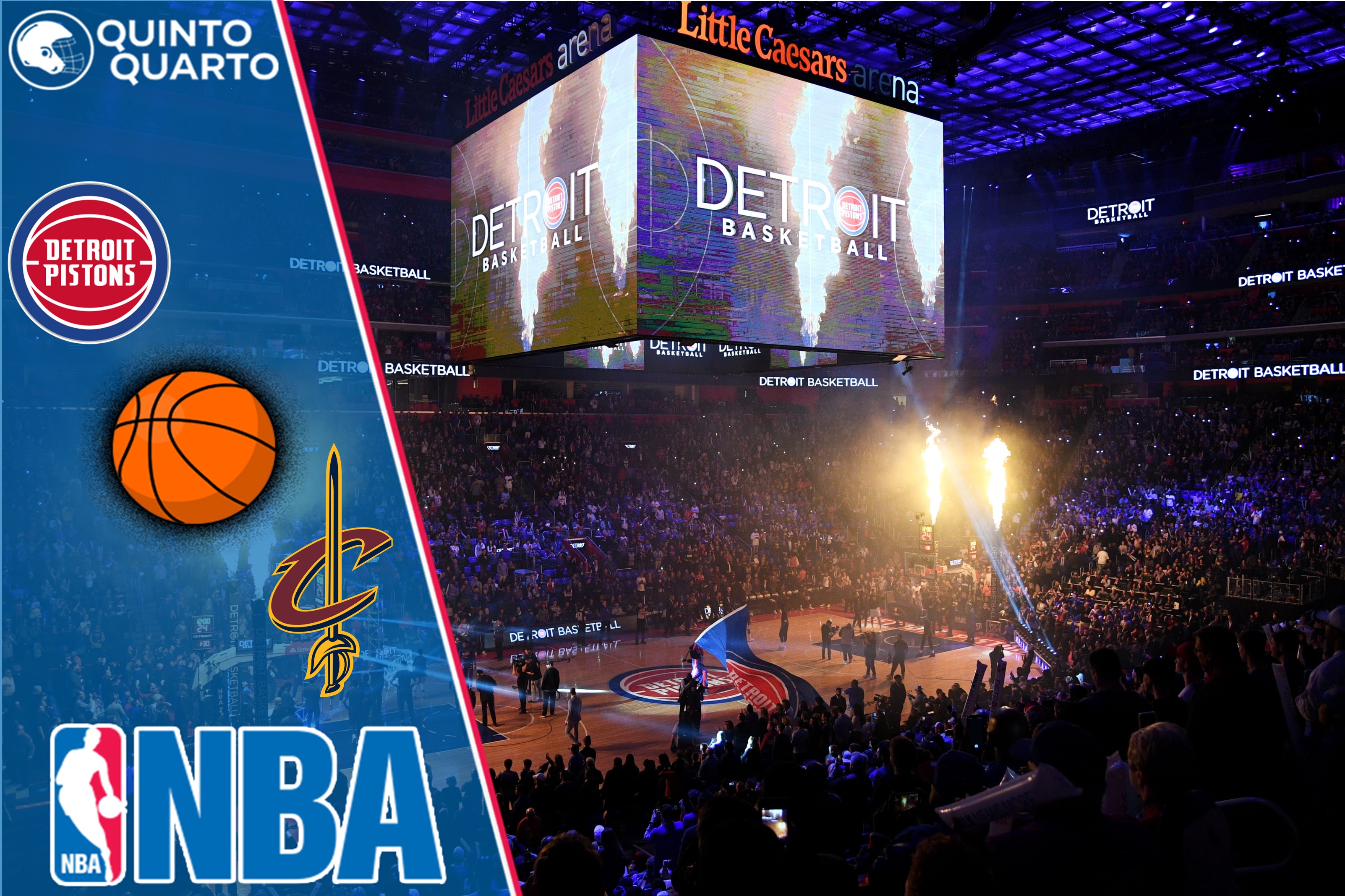 Detroit Pistons x Cleveland Cavaliers – Dica, palpite e prognóstico – 24/02