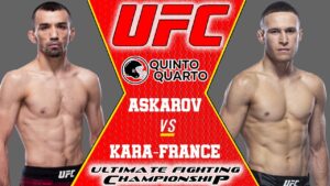 Askar Askarov x Kai Kara-France – Dica, palpite e prognóstico – 26/03 –  UFC Fight Night 205