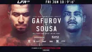 Muin Gafurov x Herbeth Sousa – Dica, palpite e prognóstico – 10/06 – LFA 134