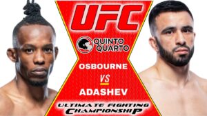 Ode Osbourne x Zarrukh Adashev – Dica, palpite e prognóstico – 04/06 – UFC Vegas 56