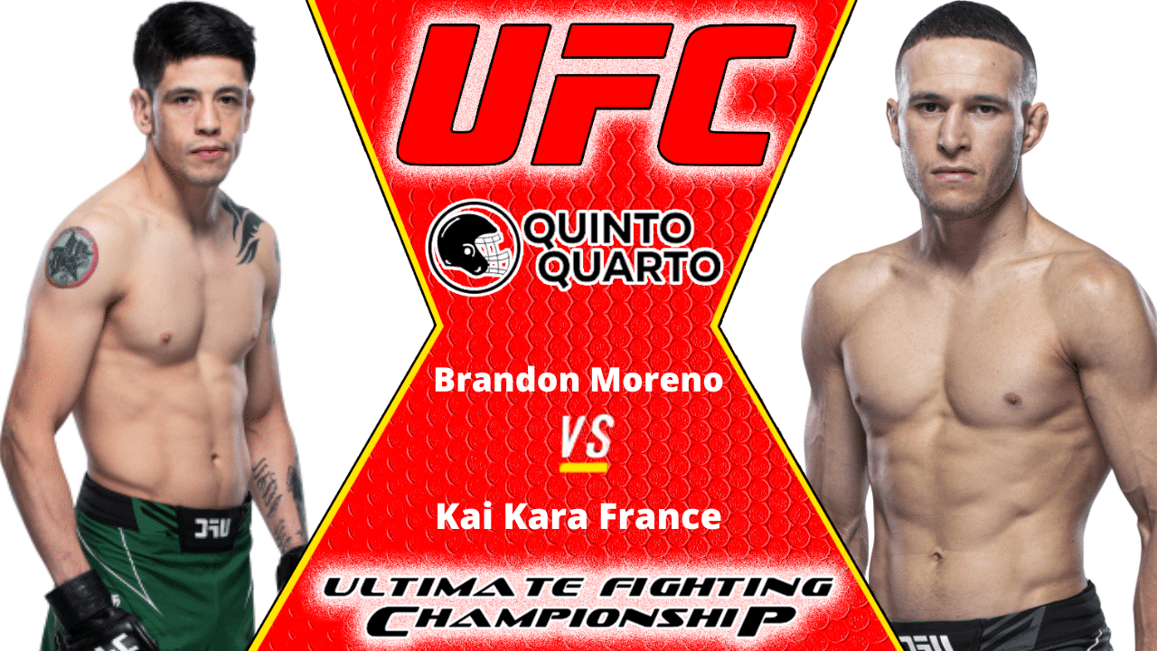 Brandon Moreno x Kai Kara France – Dica, palpite e prognóstico – 30/07