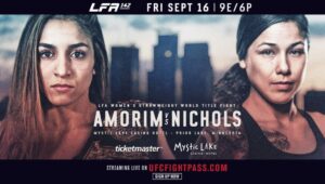 LFA 142 Resultados: Amorim x Nichols (16/09)
