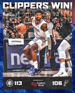 San Antonio Spurs x Los Angeles Clippers – Resultado e melhores momentos