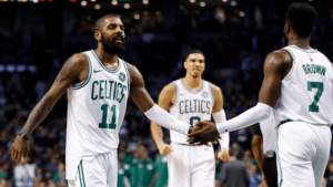 Jaylen Brown sai em defesa de Kyrie Irving e detona chefões do Nets e Nike