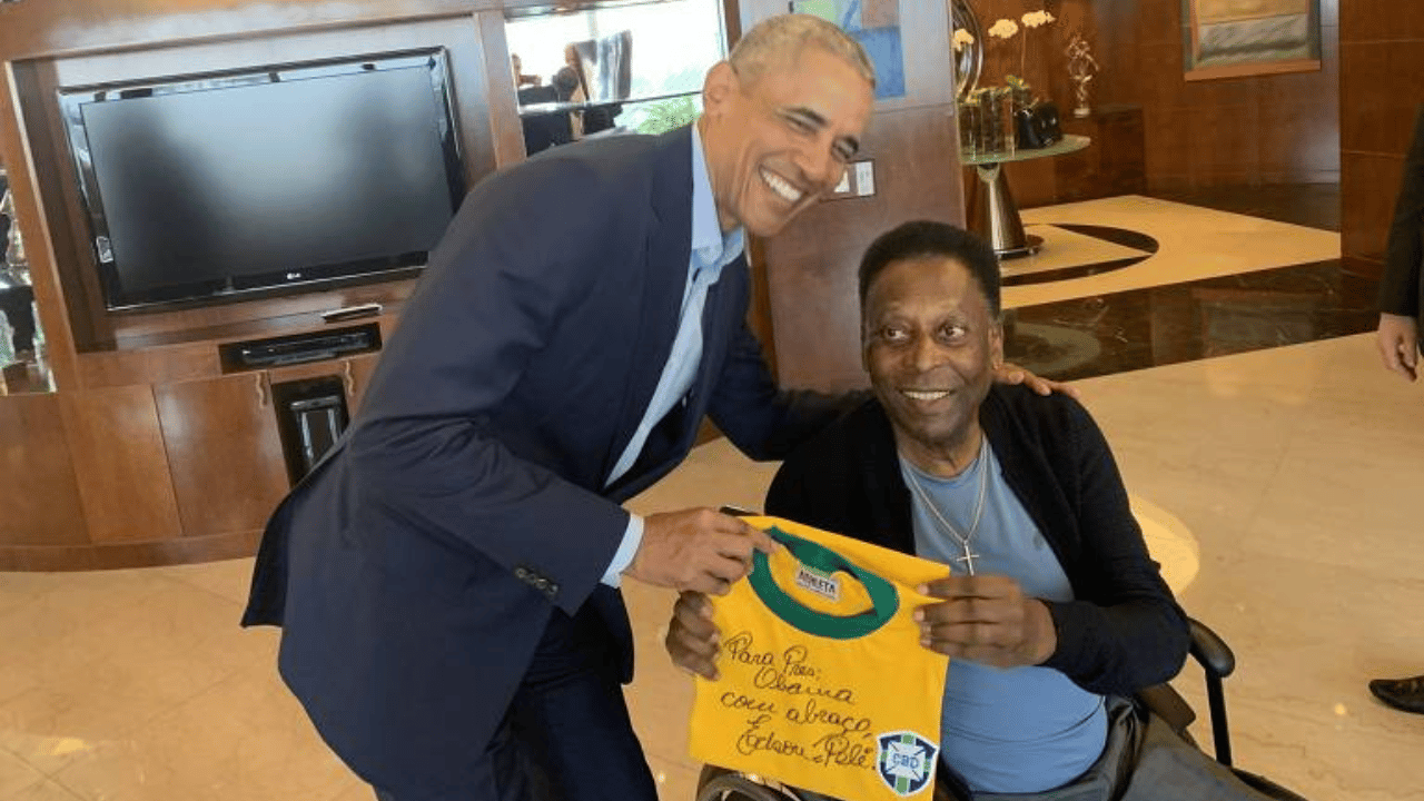 Barack Obama homenageia Pelé