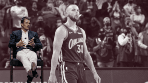 Steph Curry escuta Il consigliere Tom Brady sobre aposentadoria