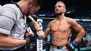 TJ Dillashaw sobre aposentadoria: “Escrevi uma carta para Hunter”