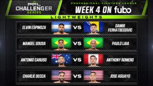 PFL Challenger Resultados – Semana 4 – 17/02/2023