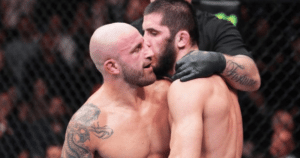 Makhachev sobre Volkanovski: “tentei nocautear, mas ele é muito forte”