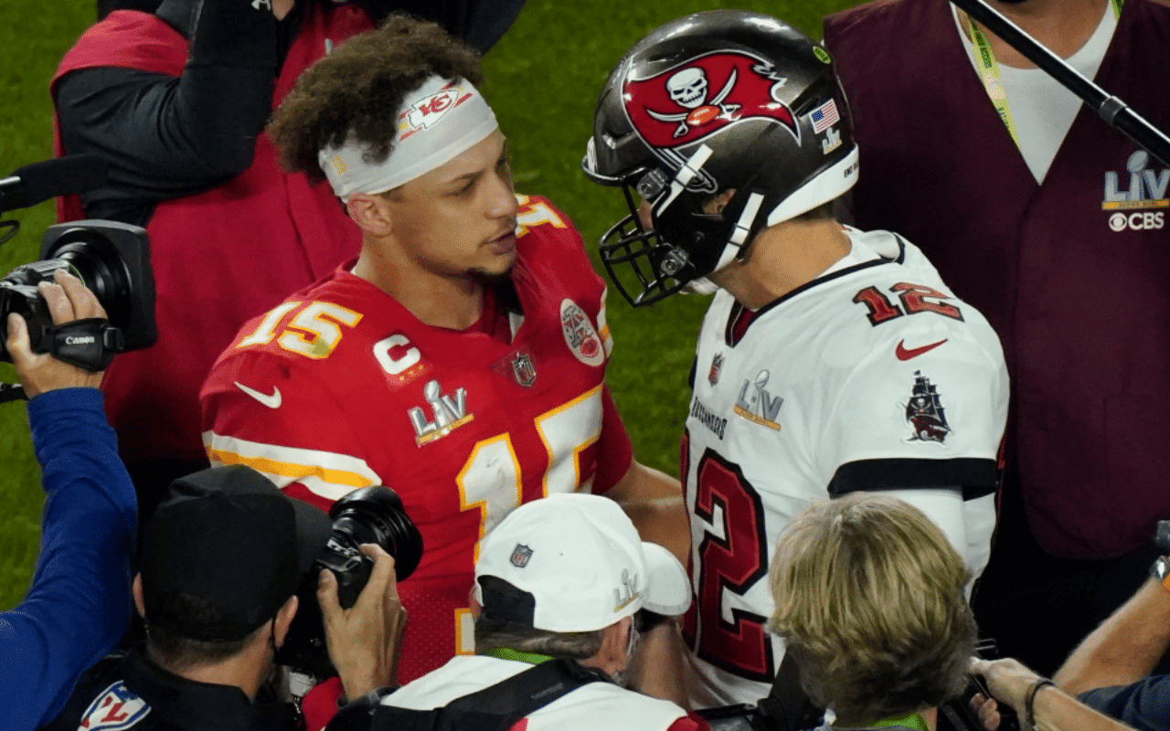 Tom Brady responde comemoração de Patrick Mahomes