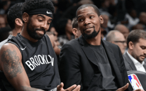 Kyrie Irving feliz com saída de Kevin Durant do Brooklyn Nets