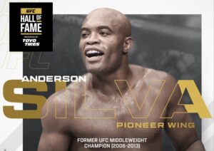 Anderson Silva será introduzido ao Hall da Fama do UFC