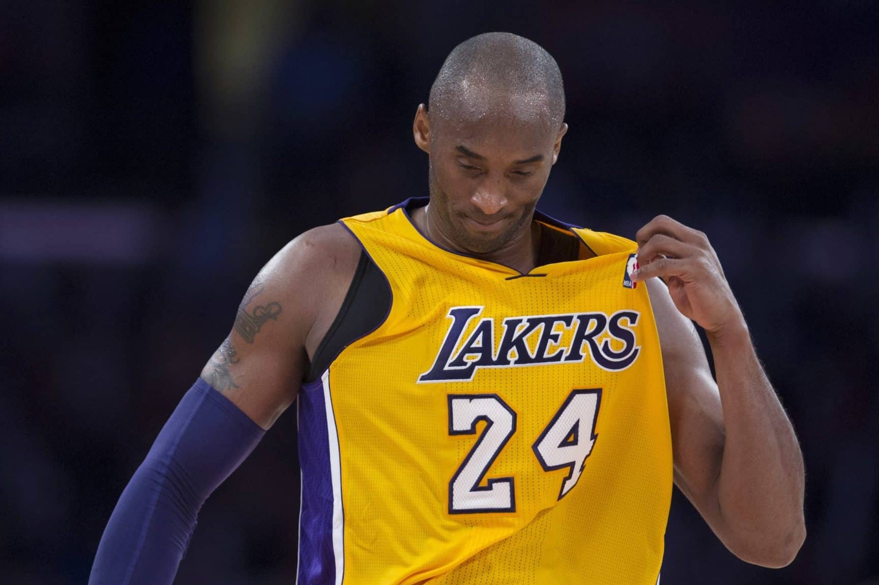 Kobe Bryant jogando pelo Los Angeles Lakers em 2016. Foto: SUSA / Icon Sport