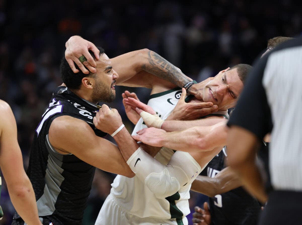 NBA: briga de gigantes marca vitória dos Bucks sobre Kings; assista