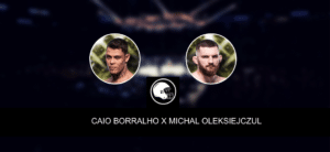 Caio Borralho x Michal Oleksiejczuk – palpite, odds e prognóstico – UFC – 29/4/2023