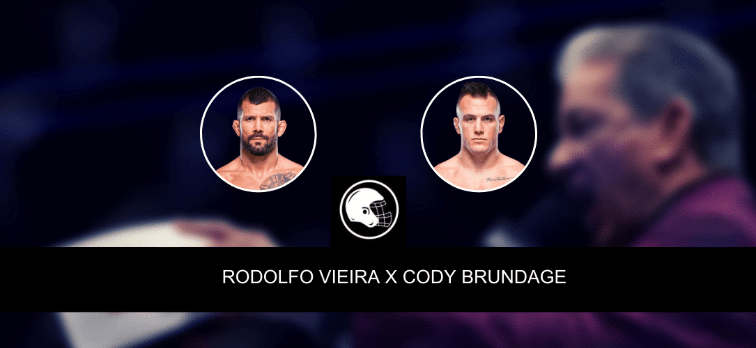 Rodolfo Vieira x Cody Brundage – palpite, odds e prognóstico – UFC – 29/4/2023