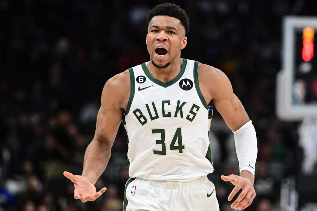 Giannis Antetokounmpo, do Milwaukee Bucks. Foto: Benny Sieu / SUSA / Icon sport