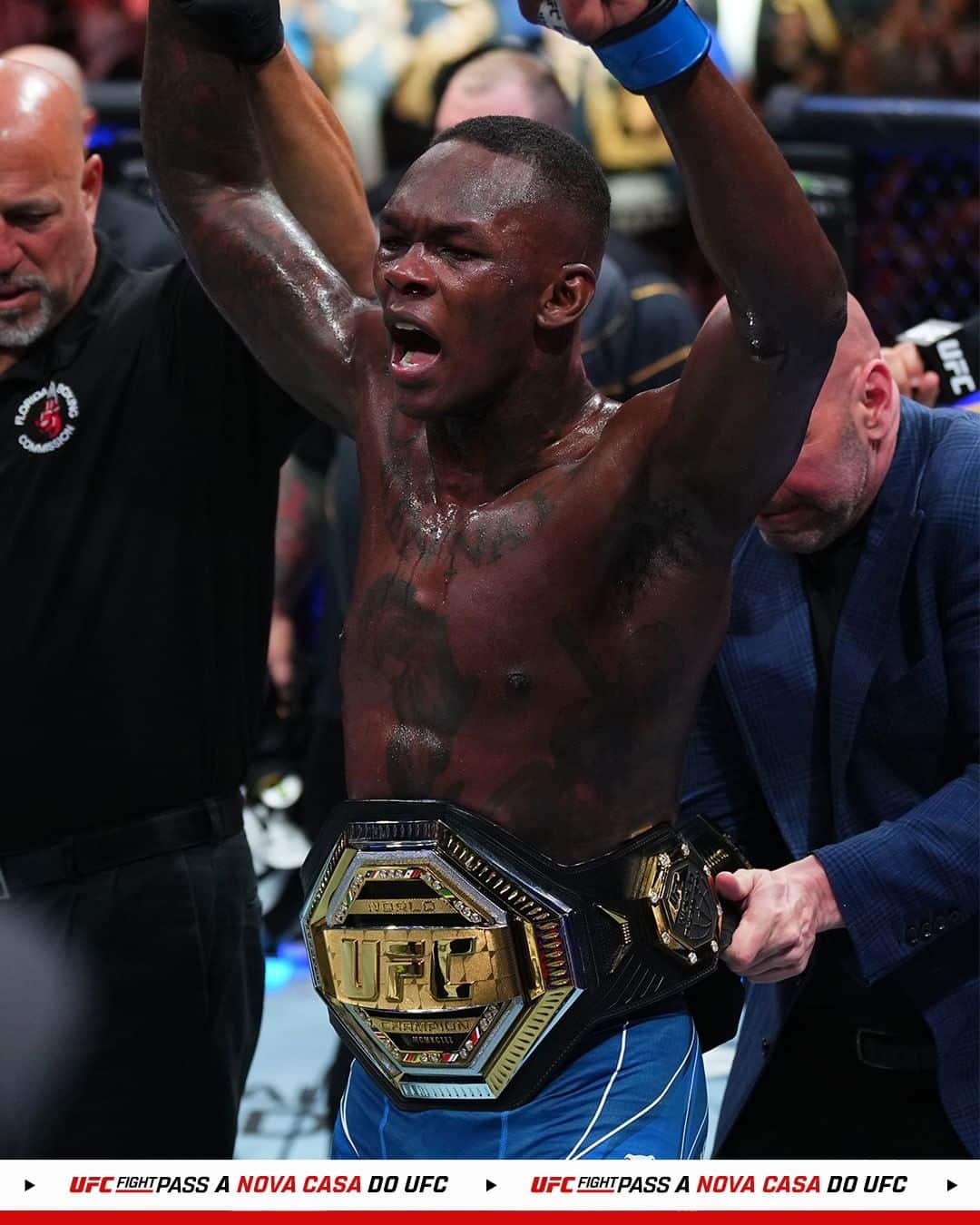 UFC: Adesanya escondeu lesão grave na vitória contra Poatan