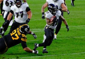 Pittsburgh Steelers x Baltimore Ravens. Foto: SUSA / Icon Sport
